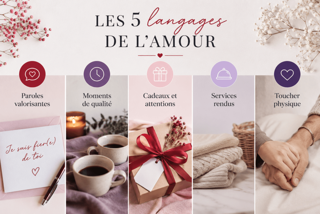 Les 5 langages de l'amour. Thérapie de couple à Quimper